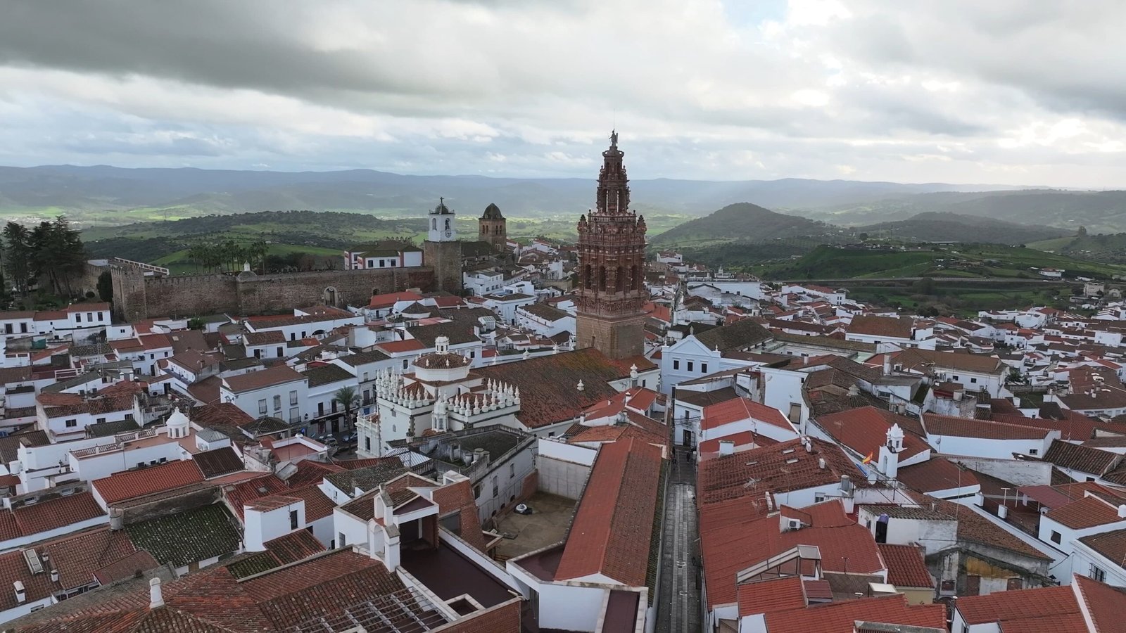 Fotografía aérea de Jerez de los Caballeros